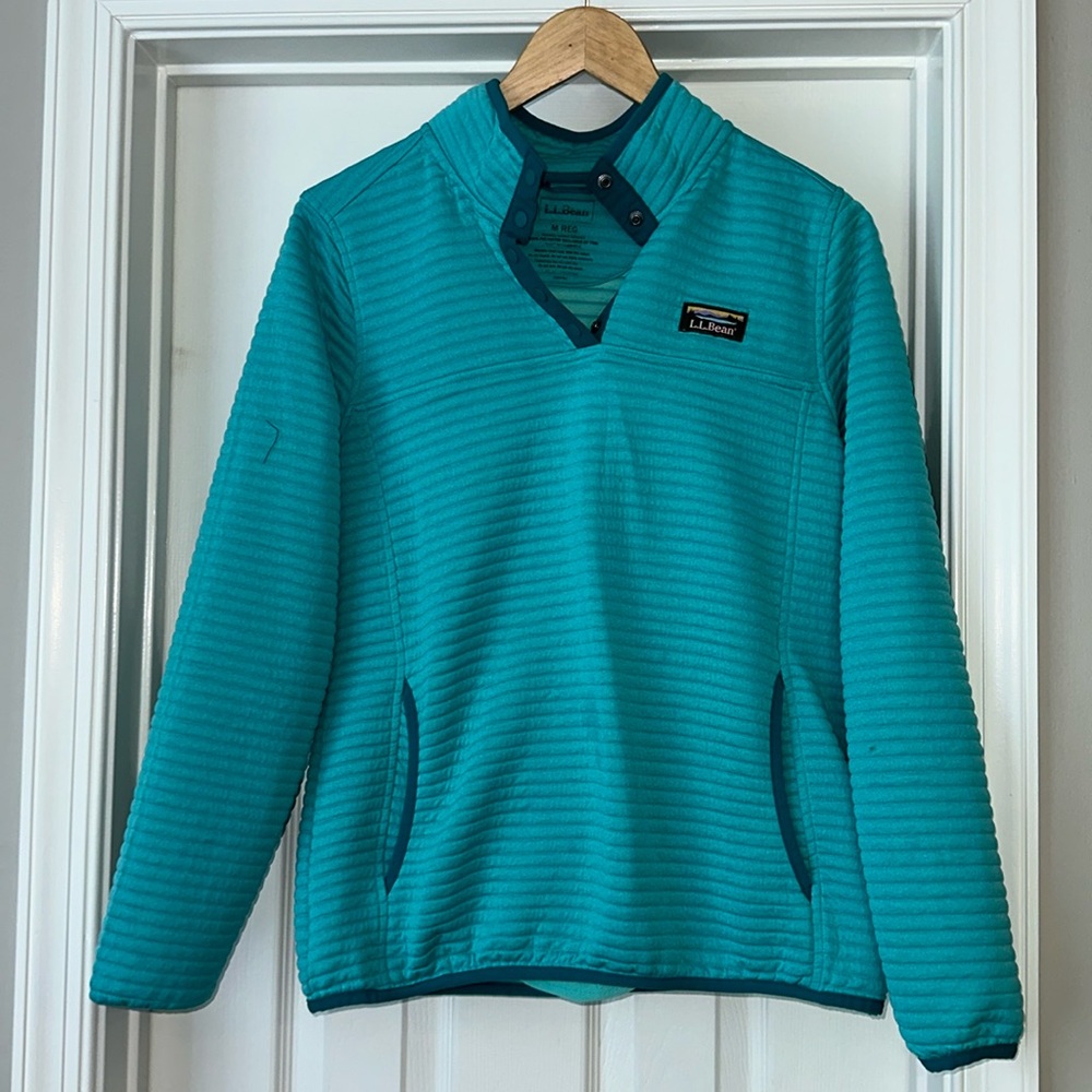 LL Bean 1/4 snap air light pullover